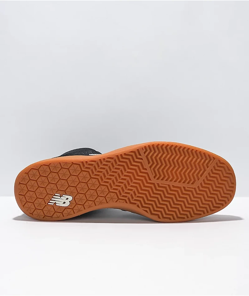 New Balance Numeric 440 Black & Gum High Top Skate Shoes