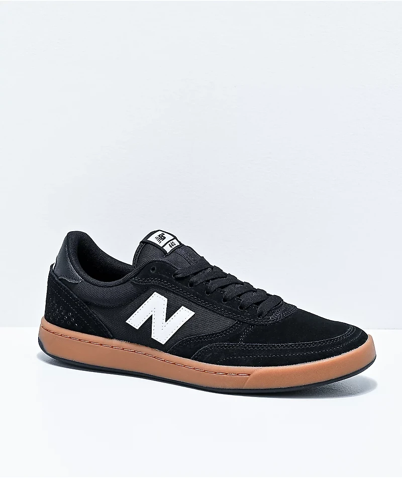 New Balance Numeric 440 Black & Gum Skate Shoes