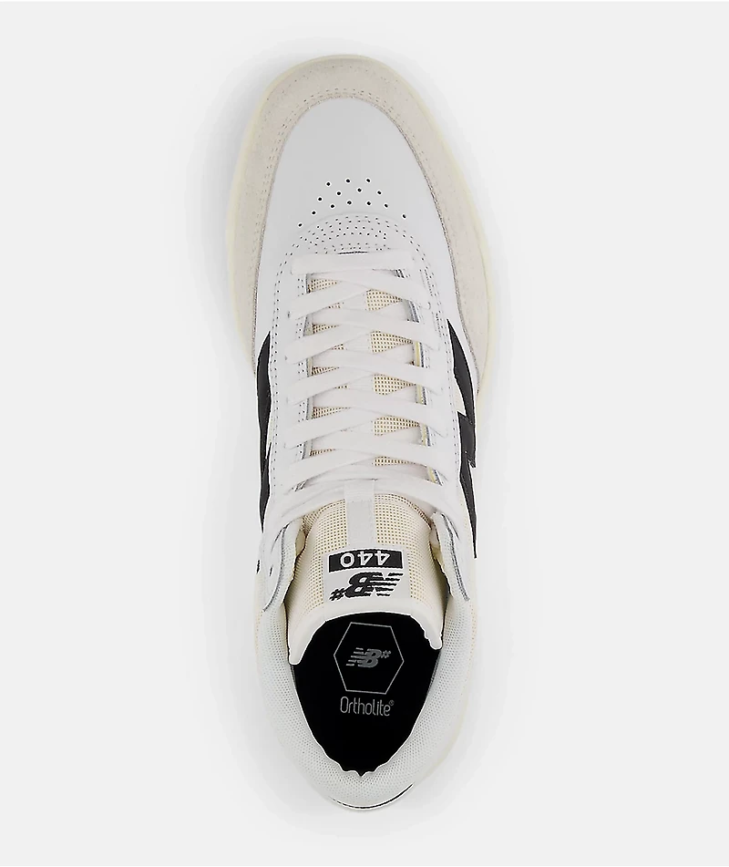 New Balance Numeric 440 Black & White High Top Skate Shoes