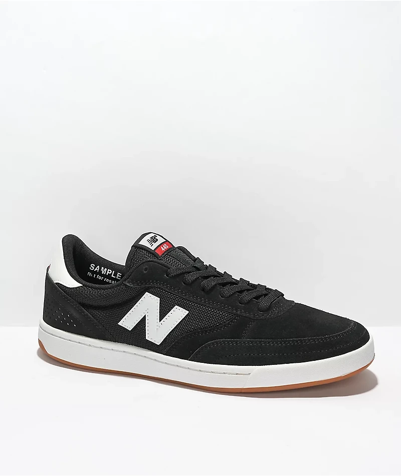 New Balance Numeric 440 Black & White Skate Shoes