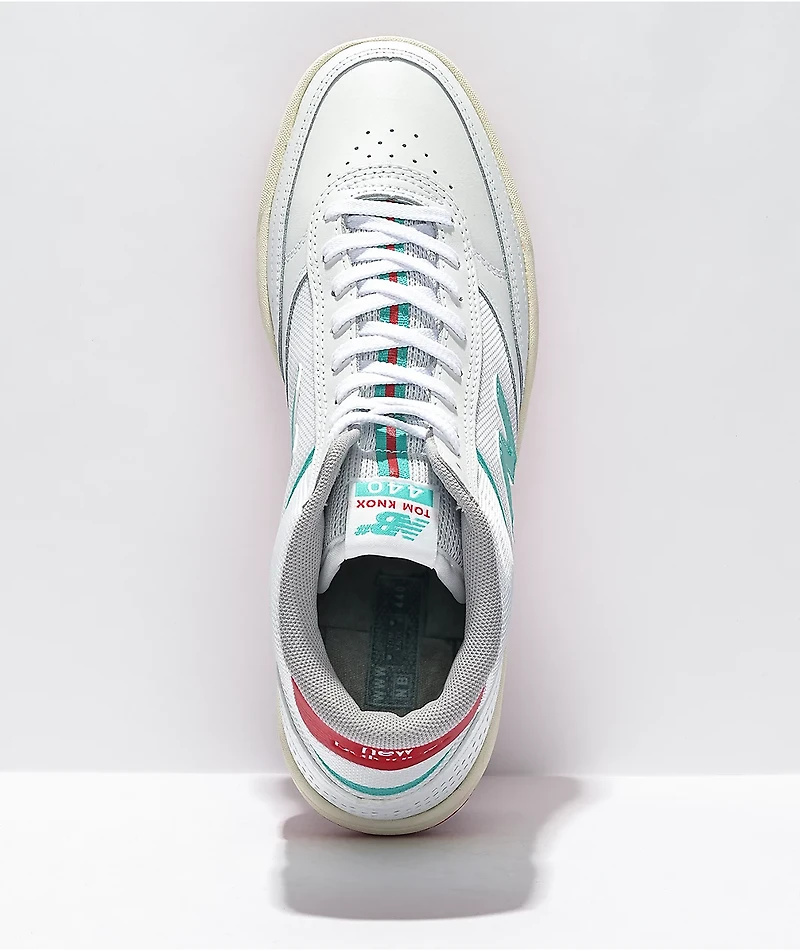 New Balance Numeric 440 High Tom Knox White, Red, & Blue Skate Shoes