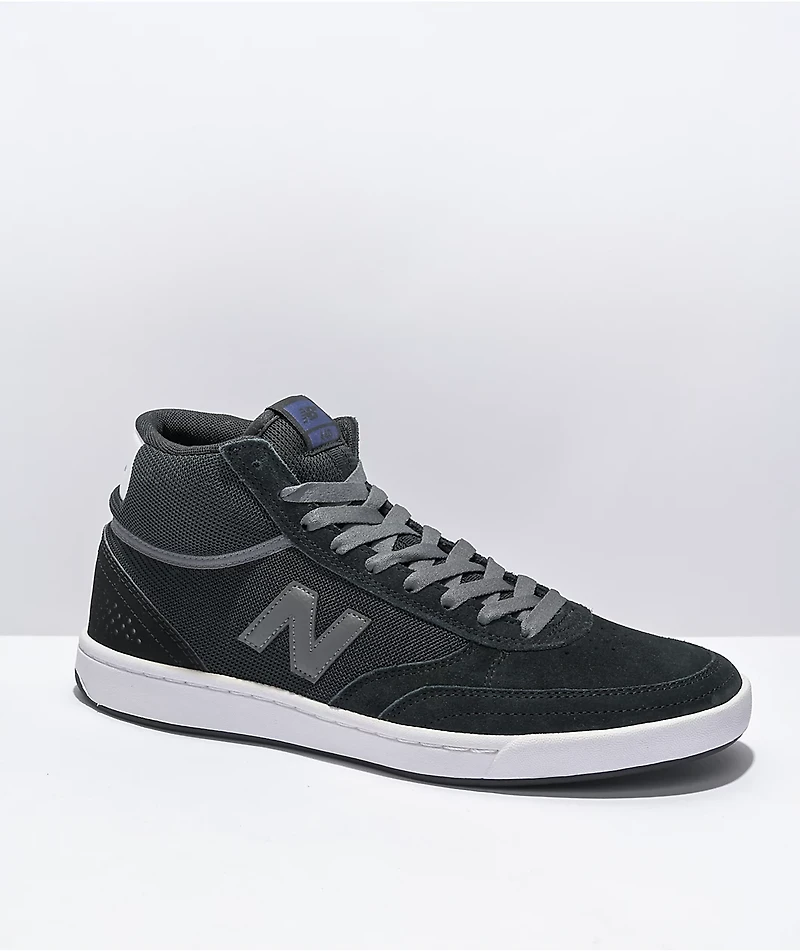 New Balance Numeric 440 High Top Black & Grey Skate Shoes