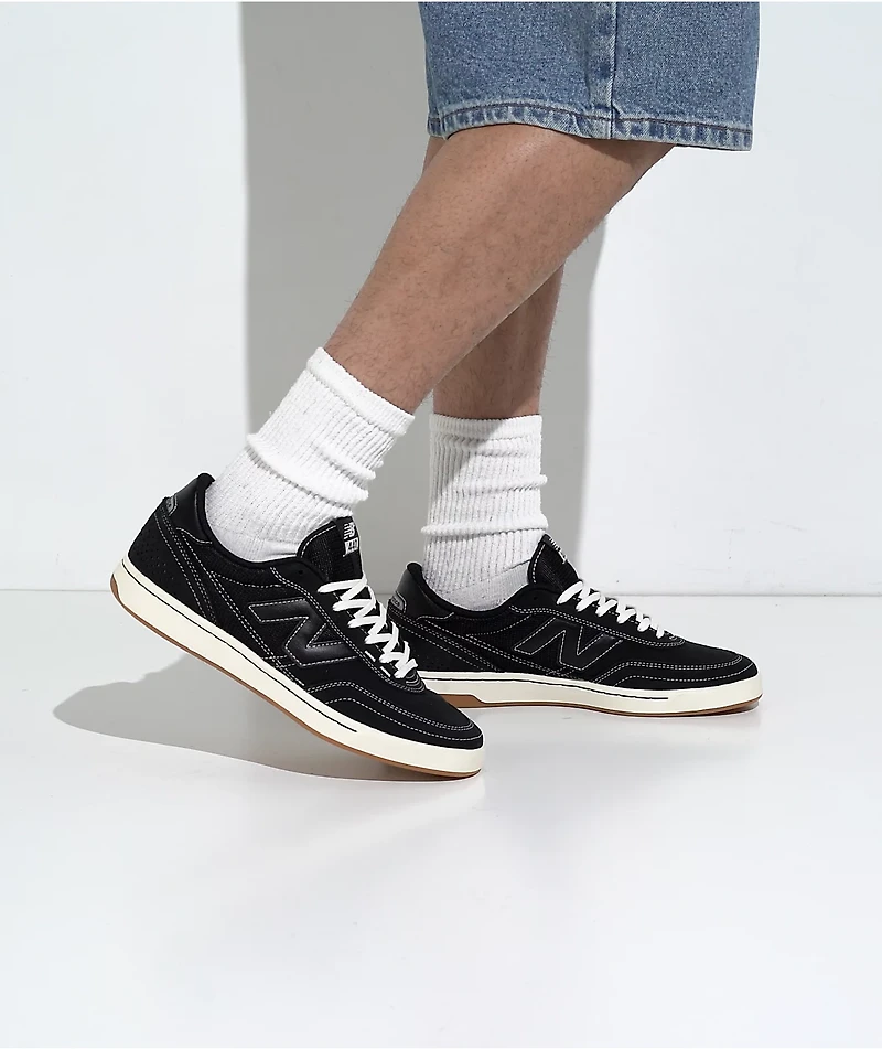 New Balance Numeric 440 V2 Black & Sea Salt Skate Shoes