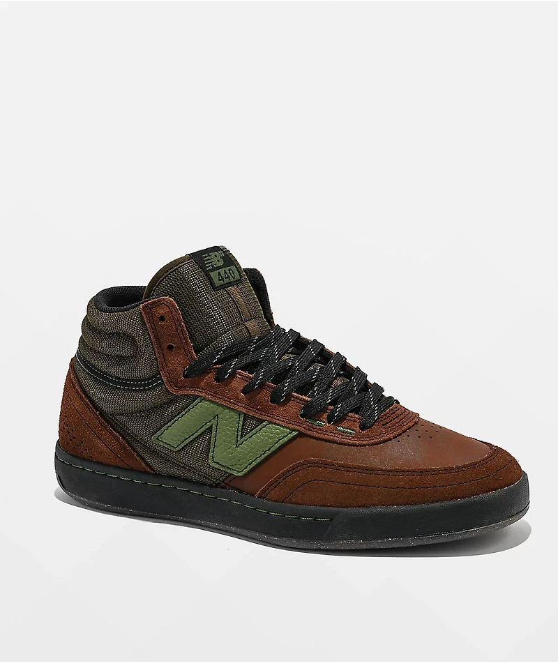 New Balance Numeric 440 V2 High Rich Oak & Black Skate Shoes