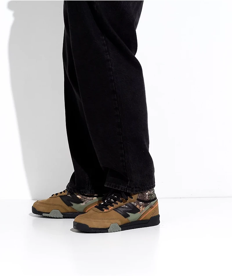 New Balance Numeric 440 V2 Trail High Brown, Black & Camo Skate Shoes