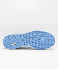 New Balance Numeric 440 White & Baby Blue Skate Shoes