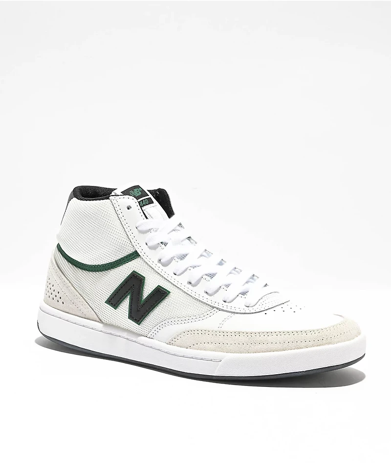 New Balance Numeric 440 White & Black High Top Skate Shoes