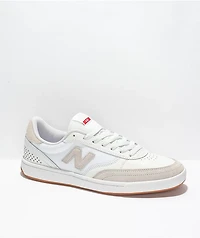 New Balance Numeric 440 White & Gum Skate Shoes