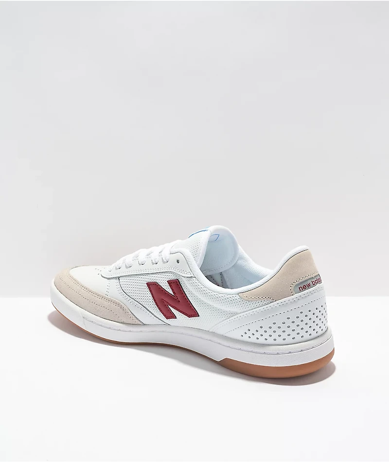New Balance Numeric 440 White & Red Skate Shoes