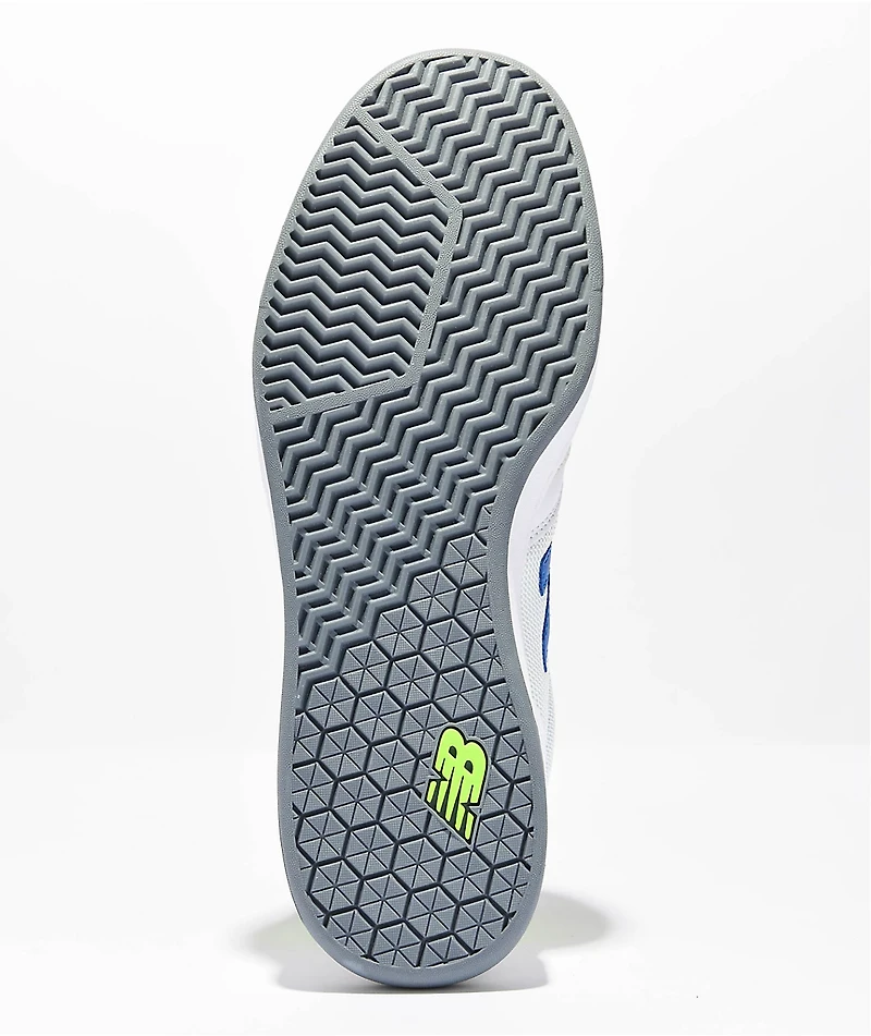 New Balance Numeric 440 White & Royal Blue Skate Shoes