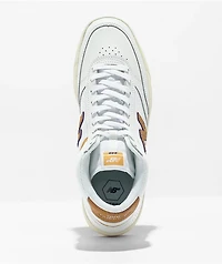 New Balance Numeric 440 White & Yellow High Top Skate Shoes