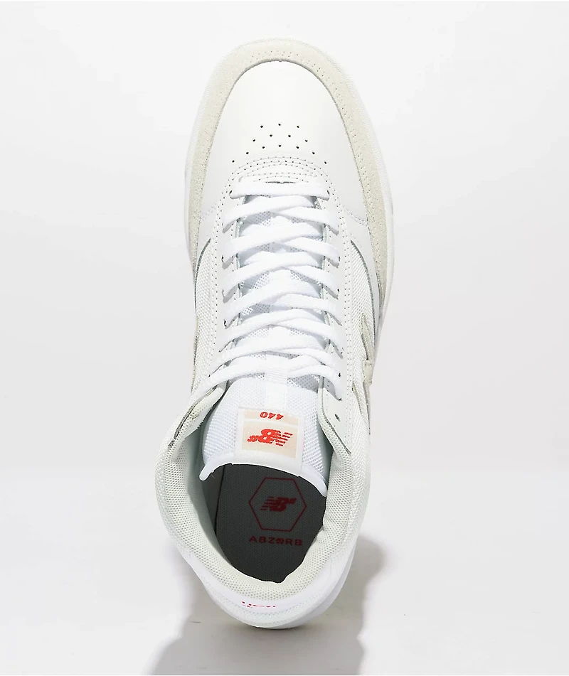 New Balance Numeric 440 White High Top Skate Shoes