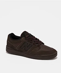 New Balance Numeric 480 Chocolate Brown Skate Shoes