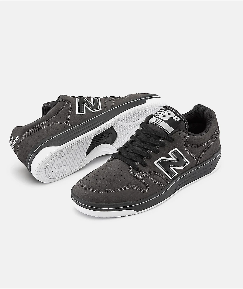 New Balance Numeric 480 Dark Grey & Black Skate Shoes