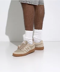 New Balance Numeric 480 Incense Brown & White Skate Shoes