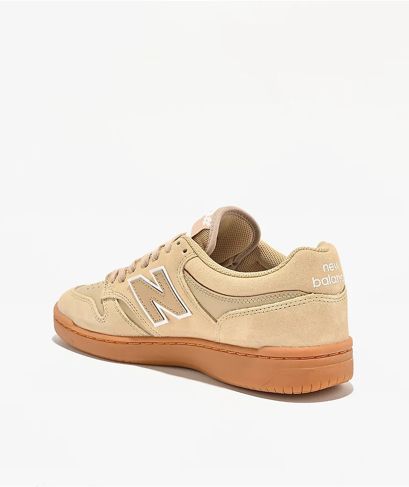 New Balance Numeric 480 Incense Brown & White Skate Shoes