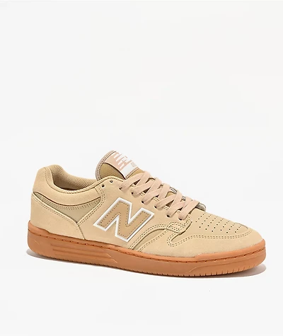 New Balance Numeric 480 Incense Brown & White Skate Shoes