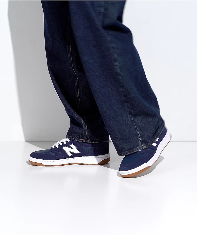 New Balance Numeric 480 Navy & White Skate Shoes