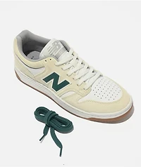 New Balance Numeric 480 Sea Salt & Vintage Teal Skate Shoes