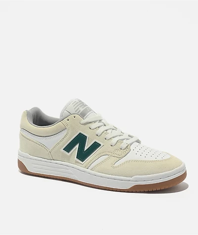 New Balance Numeric 480 Sea Salt & Vintage Teal Skate Shoes