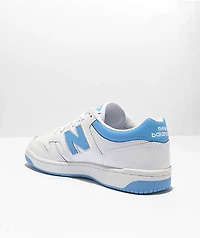 New Balance Numeric 480 White & Blue Skate Shoes