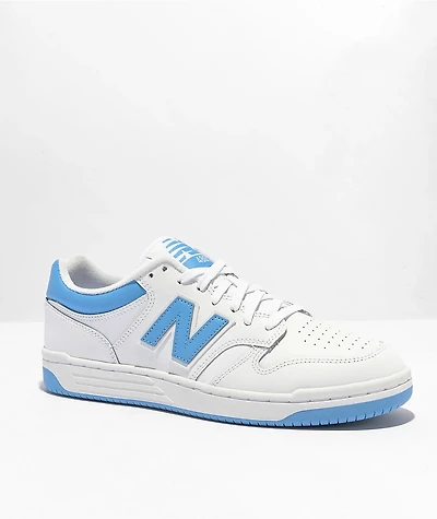 New Balance Numeric 480 White & Blue Skate Shoes