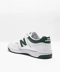 New Balance Numeric 480 White & Green Shoes