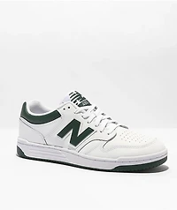 New Balance Numeric 480 White & Green Shoes