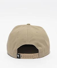 New Balance Numeric 5 Panel A Frame Tan Snapback Hat