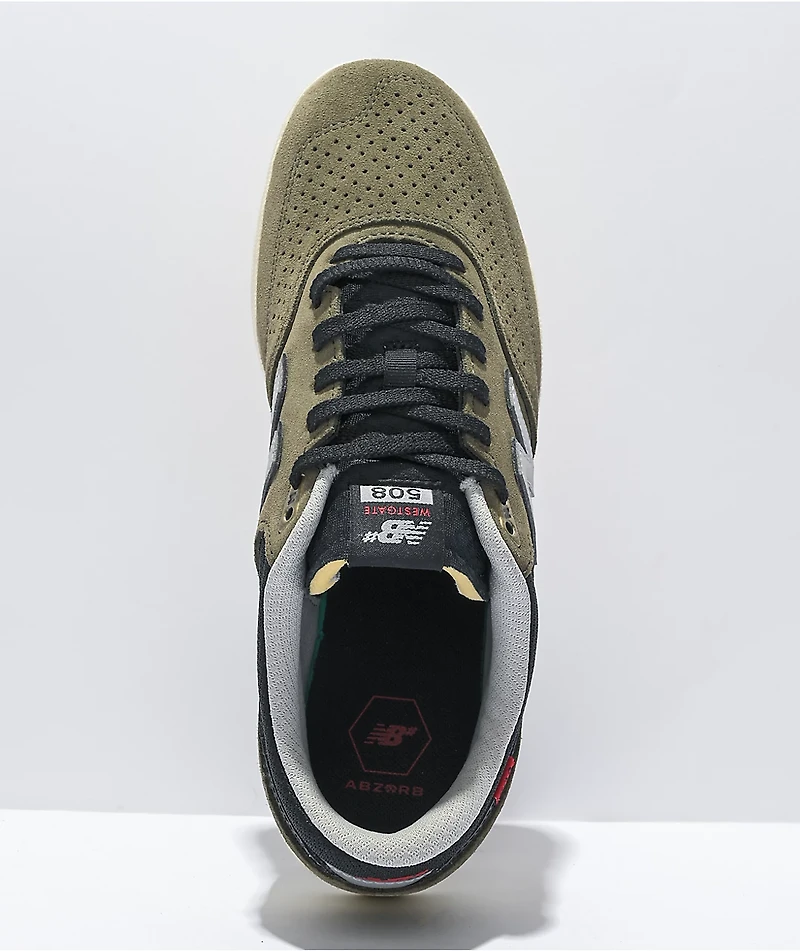 New Balance Numeric 508 Westgate Olive & Black Skate Shoes