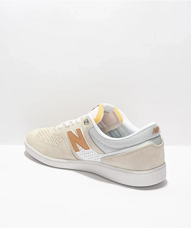 New Balance Numeric 508 White & Gold Skate Shoes