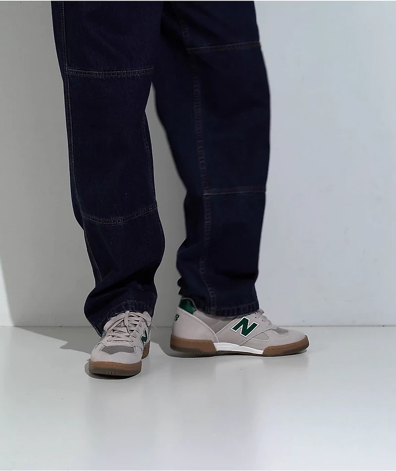 New Balance Numeric 600 Beige & Gum Skate Shoes