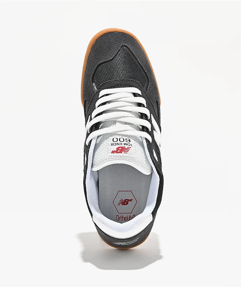 New Balance Numeric 600 Phantom Grey & White Skate Shoes