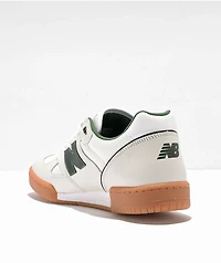 New Balance Numeric 600 White & Gum Skate Shoes