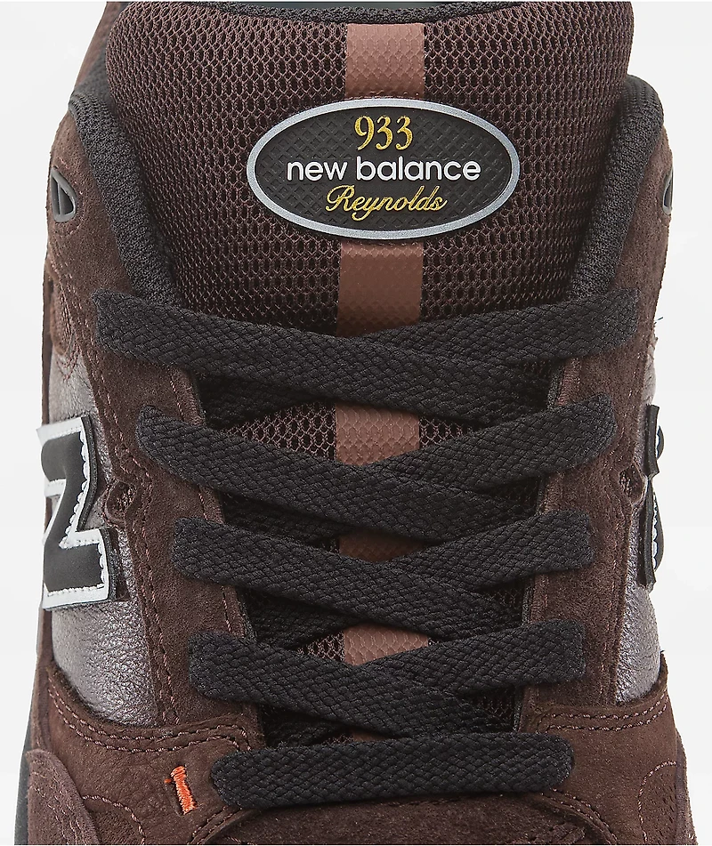 New Balance Numeric 933 Reynolds Brown & Black Skate Shoes