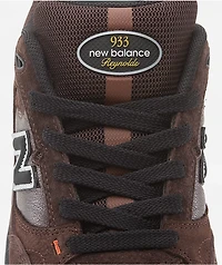 New Balance Numeric 933 Reynolds Brown & Black Skate Shoes