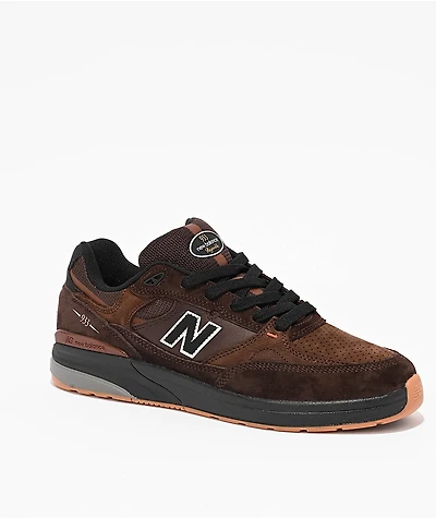 New Balance Numeric 933 Reynolds Brown & Black Skate Shoes