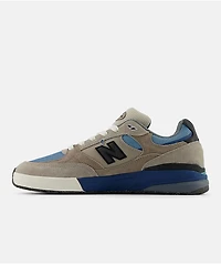 New Balance Numeric 933 Reynolds Mushroom & Light Blue Skate Shoes