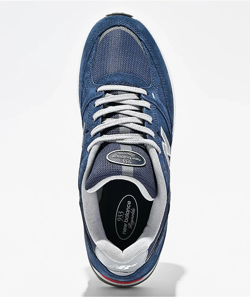New Balance Numeric 933 Reynolds Navy & White Skate Shoes