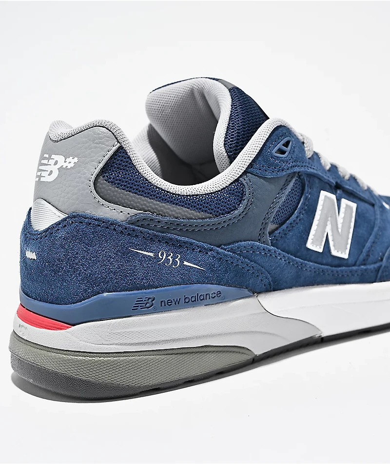 New Balance Numeric 933 Reynolds Navy & White Skate Shoes