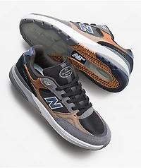 New Balance Numeric 933 Reynolds Tan & Grey Skate Shoes