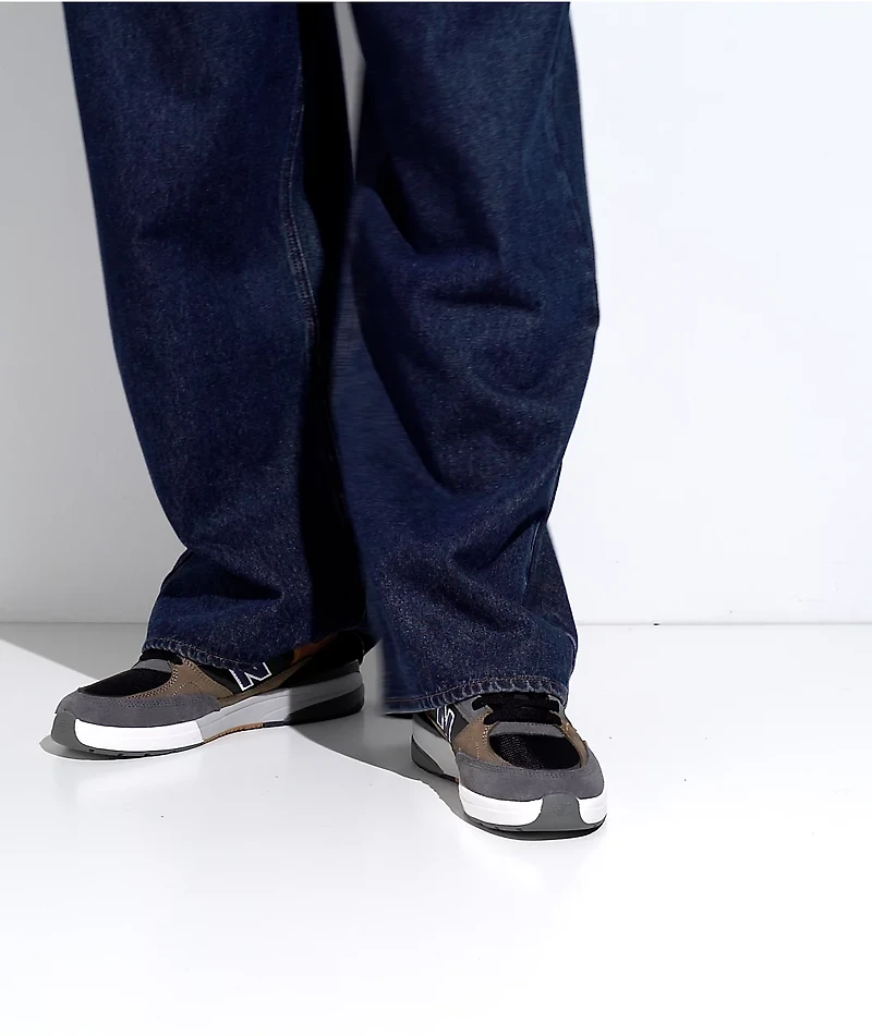 New Balance Numeric 933 Reynolds Tan & Grey Skate Shoes