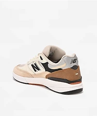 New Balance Numeric 933 Reynolds White & Brown Skate Shoes