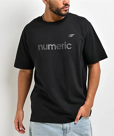 New Balance Numeric Faded Black T-Shirt