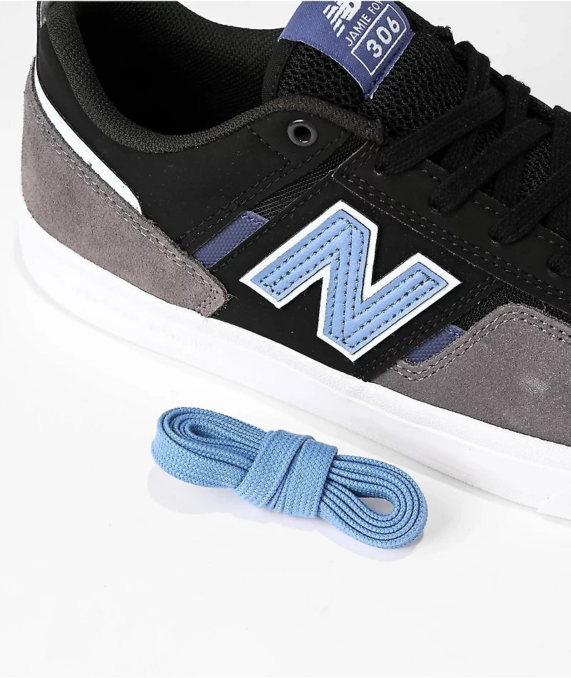 New Balance Numeric Jamie Foy 306 Castlerock & Black Skate Shoes