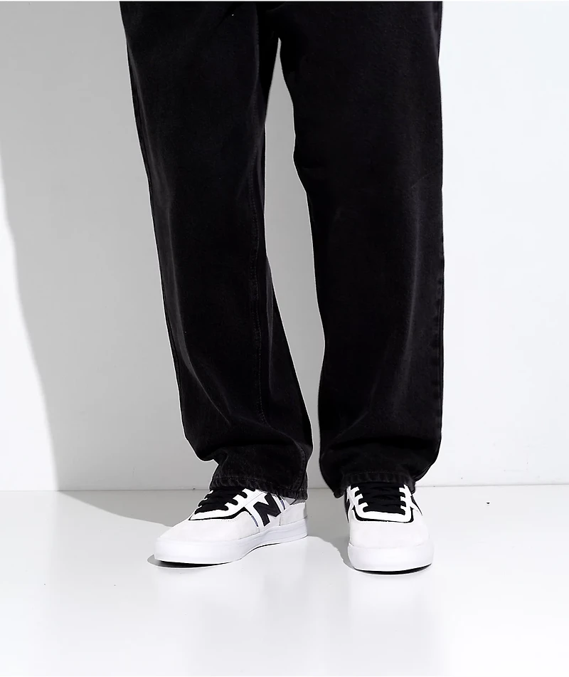 New Balance Numeric Jamie Foy 306 Grey & White Skate Shoes