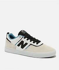 New Balance Numeric Jamie Foy 306 Grey & White Skate Shoes