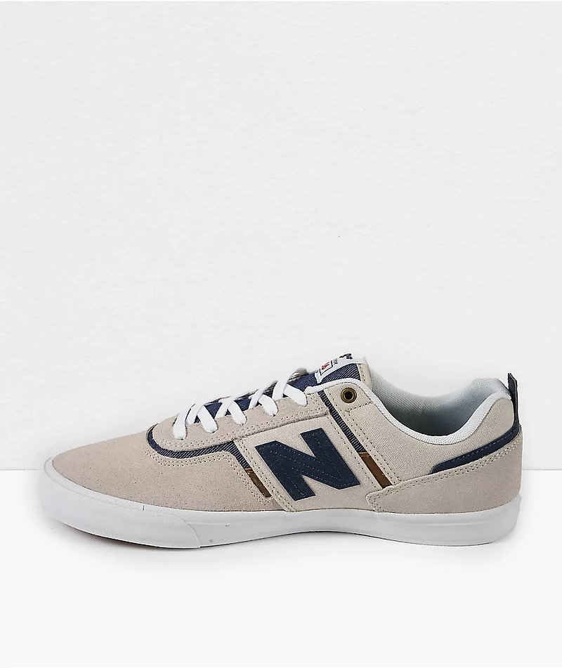 New Balance Numeric Jamie Foy 306 Sea Salt & Navy Skate Shoes
