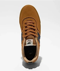 New Balance Numeric Jamie Foy 306 Wheat & Navy Skate Shoes