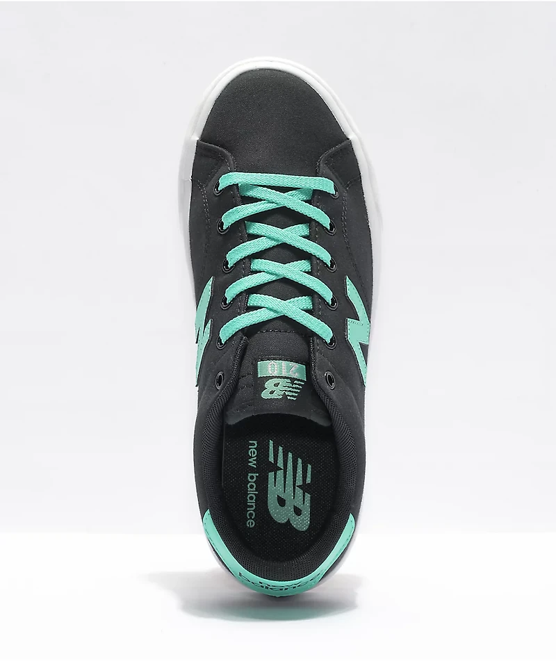 New Balance Numeric Kids 210 Black Canvas Skate Shoes